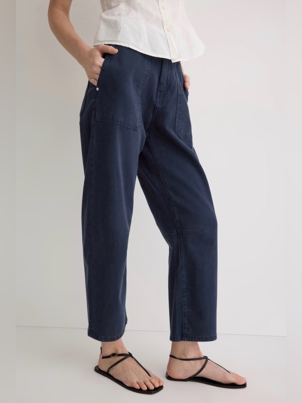 DL1961 Billie Barrel Jogger in Navy